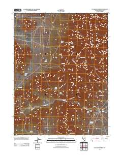 Exchequer Spring 2012 topographic map thumbnail