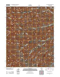 Boundary Peak 2012 topographic map thumbnail