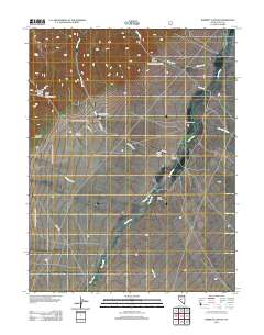 Barrett Canyon 2012 topographic map thumbnail