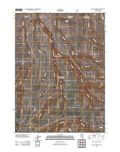 Caudle Creek 2012 topographic map thumbnail