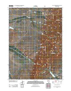 Bull Run Reservoir 2012 topographic map thumbnail
