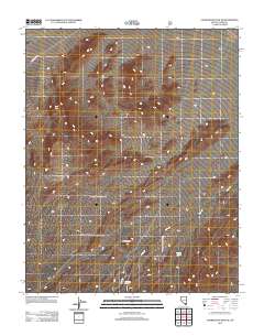 Charleston Peak NE 2012 topographic map thumbnail