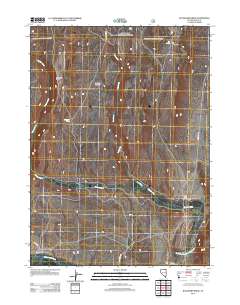Buckhorn Ridge 2012 topographic map thumbnail
