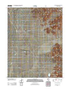 Downeyville 2011 topographic map thumbnail