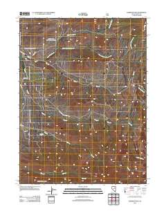 Harrison Pass 2012 topographic map thumbnail