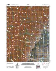 Franklin Lake NW 2012 topographic map thumbnail