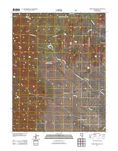 Horse Spring Hills 2012 topographic map thumbnail