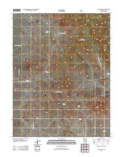 Hannapah 2012 topographic map thumbnail