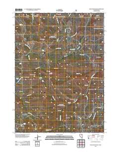 Hicks Mountain 2012 topographic map thumbnail