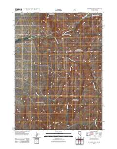 McConnell Peak 2011 topographic map thumbnail