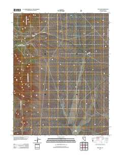 Ione NW 2011 topographic map thumbnail