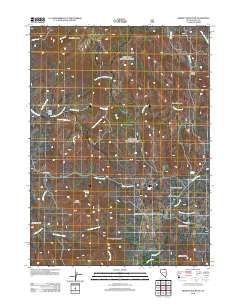 Merritt Mountain 2012 topographic map thumbnail