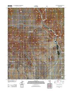 Peavine Ranch 2011 topographic map thumbnail