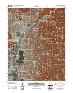 Long Dry Canyon 2012 topographic map thumbnail