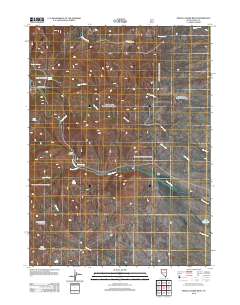 Mahala Creek West 2012 topographic map thumbnail
