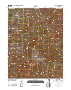 Mount Moriah 2012 topographic map thumbnail