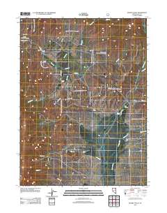 Secret Valley 2012 topographic map thumbnail