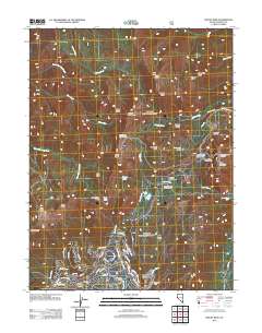 Mount Rose 2012 topographic map thumbnail