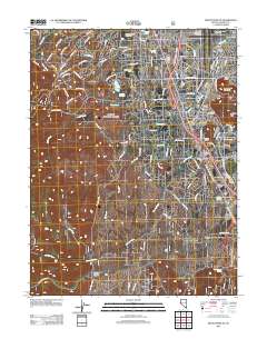 Mount Rose NE 2012 topographic map thumbnail