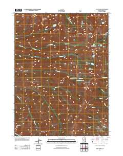 Ruby Dome 2012 topographic map thumbnail