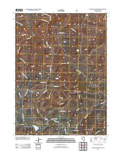 Tennessee Mountain 2012 topographic map thumbnail