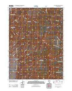 Santa Rosa Peak 2011 topographic map thumbnail