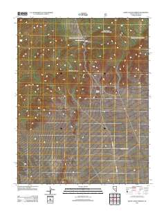 Quinn Canyon Springs 2012 topographic map thumbnail