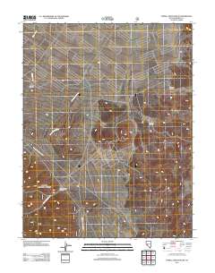 Powell Mountain NE 2011 topographic map thumbnail