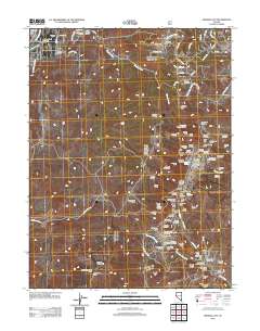 Virginia City 2012 topographic map thumbnail