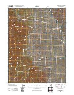 Silver Canyon 2012 topographic map thumbnail