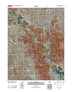 Yerington SE 2012 topographic map thumbnail