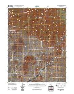 White Pine Peak 2012 topographic map thumbnail