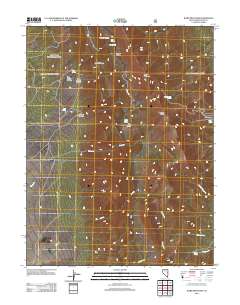 Ward Mountain 2012 topographic map thumbnail