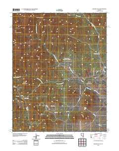 Badger Gulch 2012 topographic map thumbnail