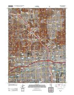 Reno 2012 topographic map thumbnail