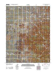 Round Mountain 2011 topographic map thumbnail