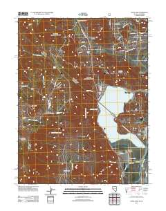 Topaz Lake 2012 topographic map thumbnail