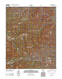 Angel Peak 2012 topographic map thumbnail