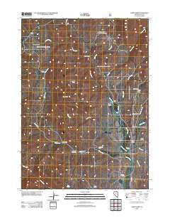 Annie Creek 2012 topographic map thumbnail