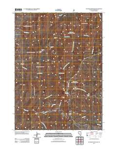 Buckskin Mountain 2011 topographic map thumbnail