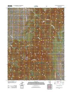Elkhorn Canyon 2012 topographic map thumbnail