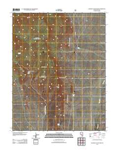 Georges Canyon Rim 2012 topographic map thumbnail