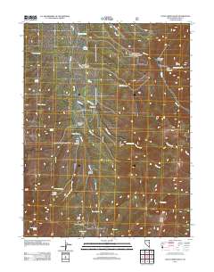 Cleve Creek Baldy 2012 topographic map thumbnail