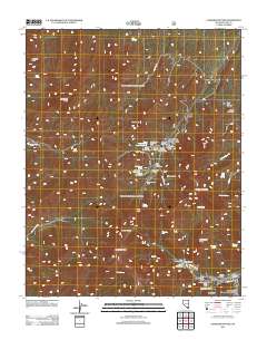 Charleston Peak 2012 topographic map thumbnail