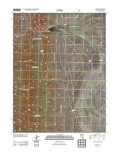 Illipah 2012 topographic map thumbnail