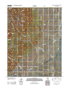 Corcoran Canyon 2012 topographic map thumbnail