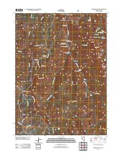 Jarbidge South 2012 topographic map thumbnail