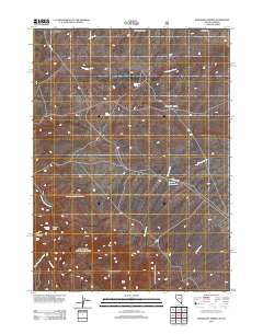 Mahogany Spring 2011 topographic map thumbnail