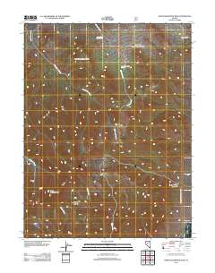 North Shoshone Peak 2012 topographic map thumbnail