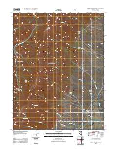 North Toiyabe Peak 2012 topographic map thumbnail